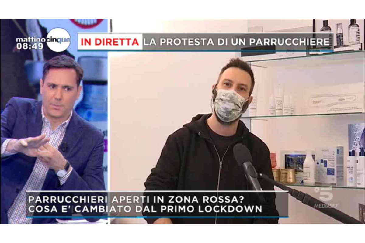 parrucchiere mattino 5