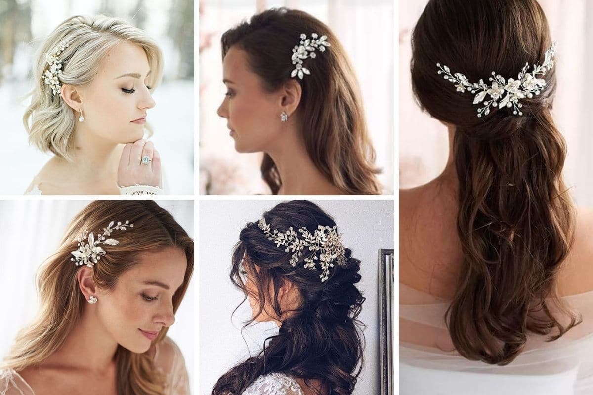 fermagli per capelli da sposa