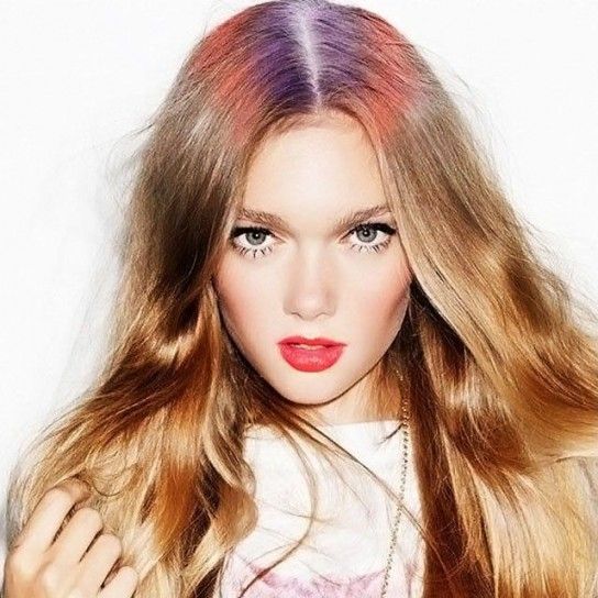 capelli arcobaleno radici