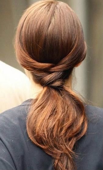 coda di cavallo mezza treccia