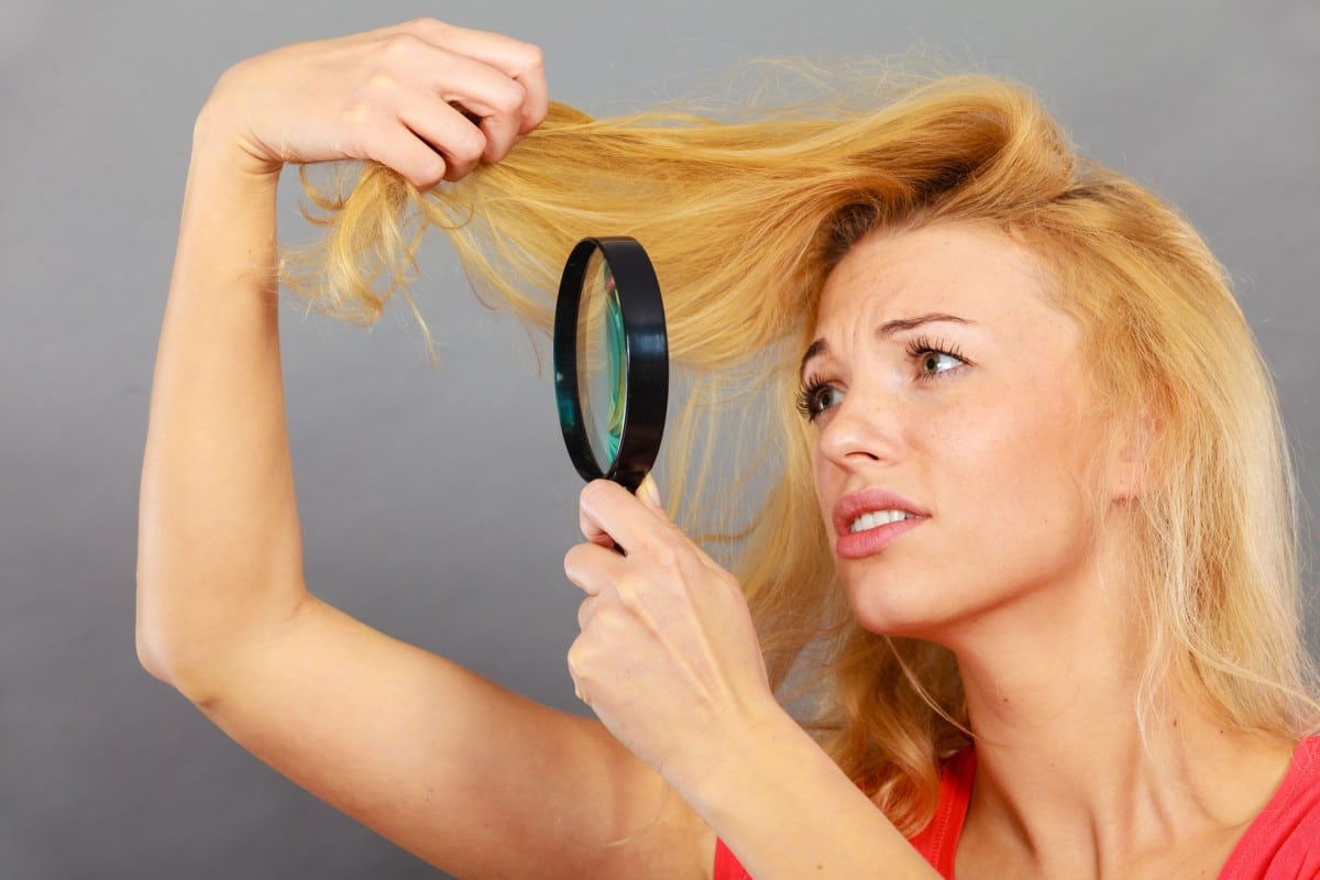 decolorazione capelli bruciati