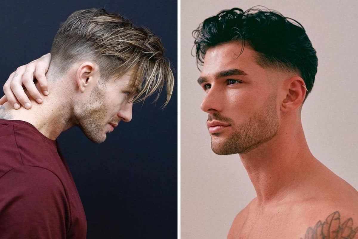 taglio uomo capelli rasati lati