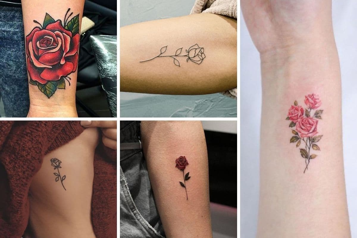 tatuaggio rosa