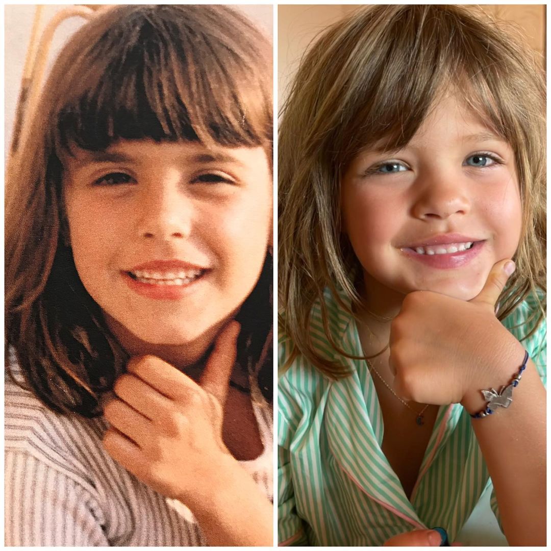 elisabetta canalis da piccola figlia skyler