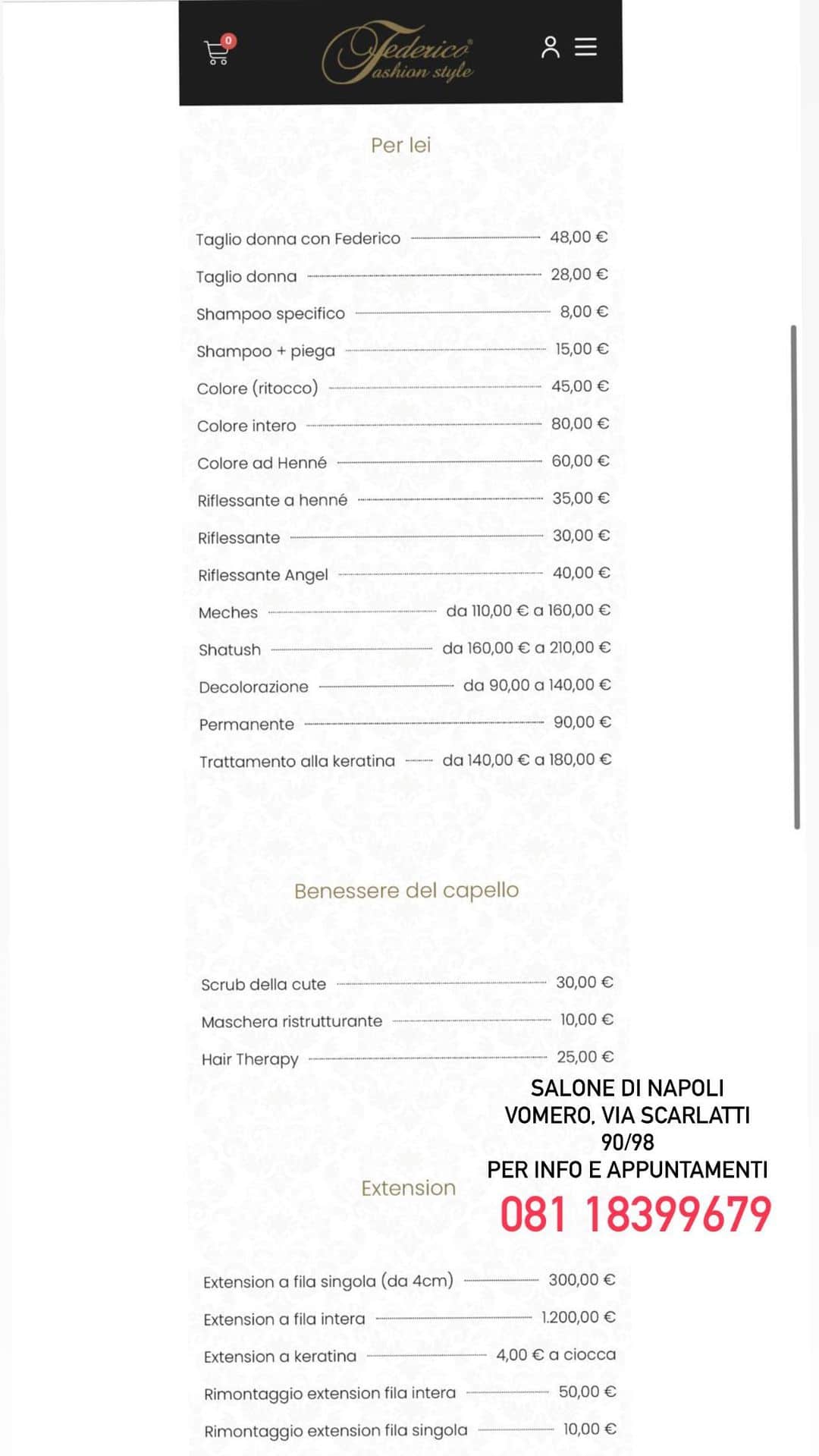 Federico Fashion Style Come Prenotare Il Tuo Appuntamento Nel Salone Di Napoli Capellistyle