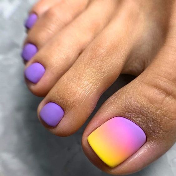 pedicure fluo