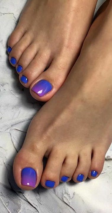 pedicure fluo