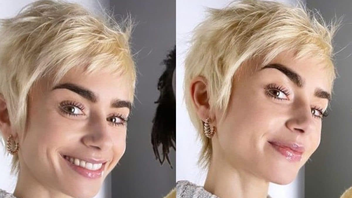 lily collins nuovo look capelli