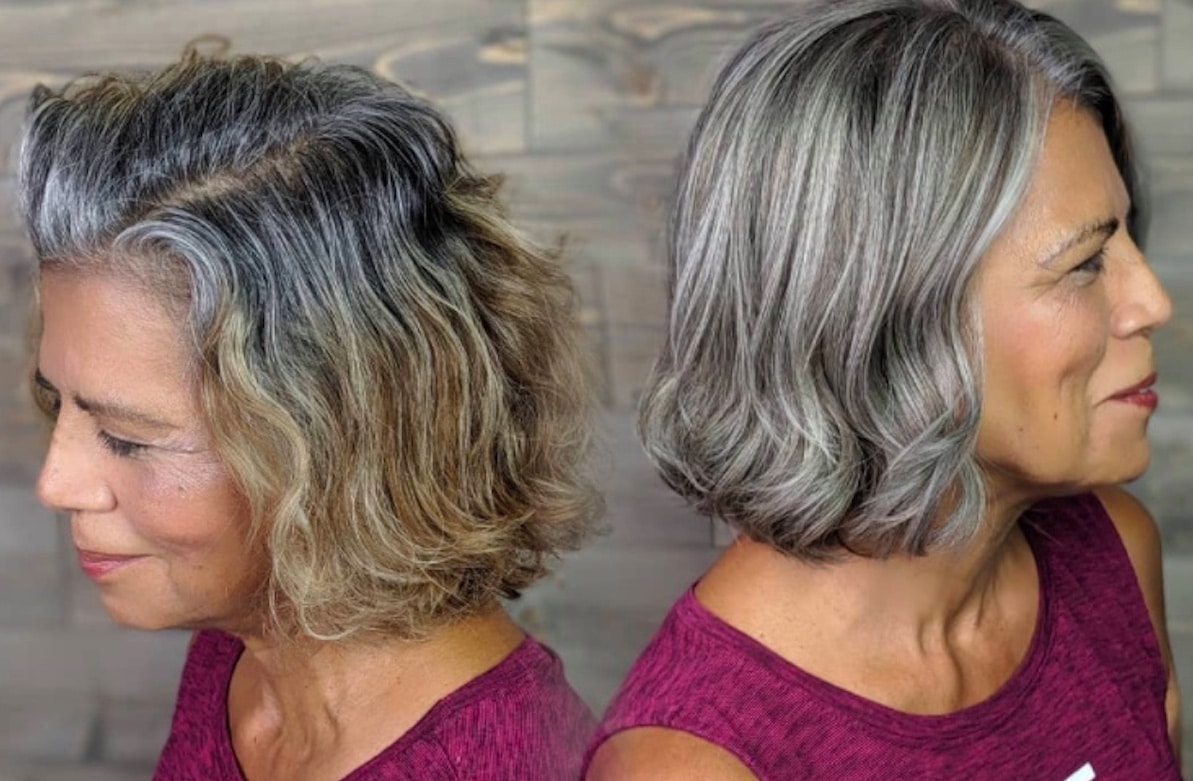 Grey Blending, il balayage per capelli bianchi e grigi