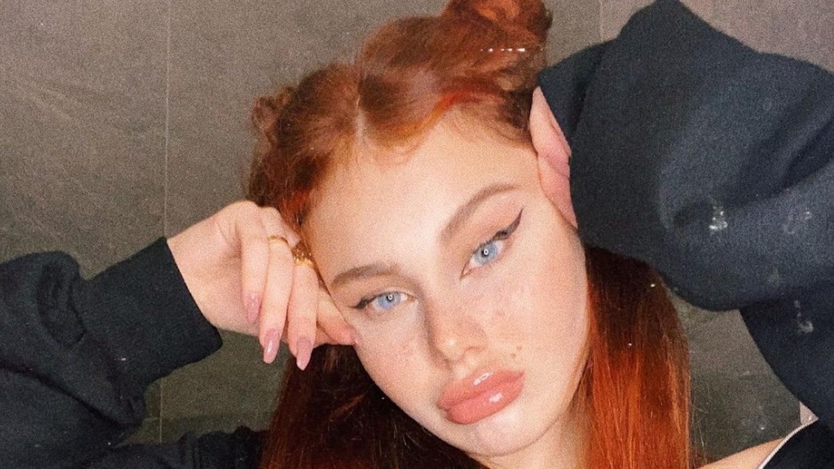 jasmine carrisi capelli rossi nuovo look frangia