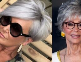Capelli grigi e corti estate 2022: l'accoppiata vincente per over 50 e 60