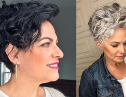 Capelli corti ricci donna 2022, i tagli più belli per over 50 e 60