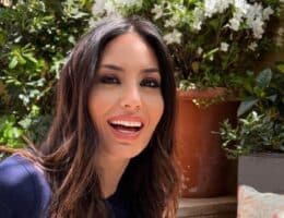 elisabetta gregoraci look capelli tinta da sola