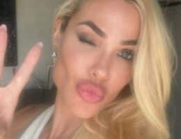 Ilary Blasi labbra ritocchino trattamento tatuaggio permanente