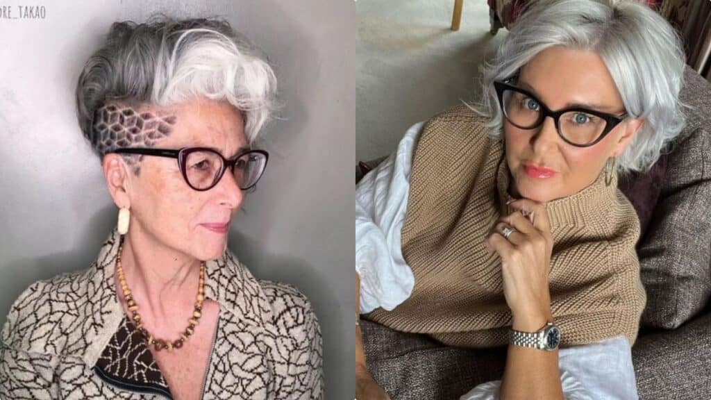 Capelli corti e occhiali: il mix è assolutamente vincente