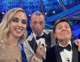 I capelli di Chiara Ferragni a Sanremo 2023 lob mosso