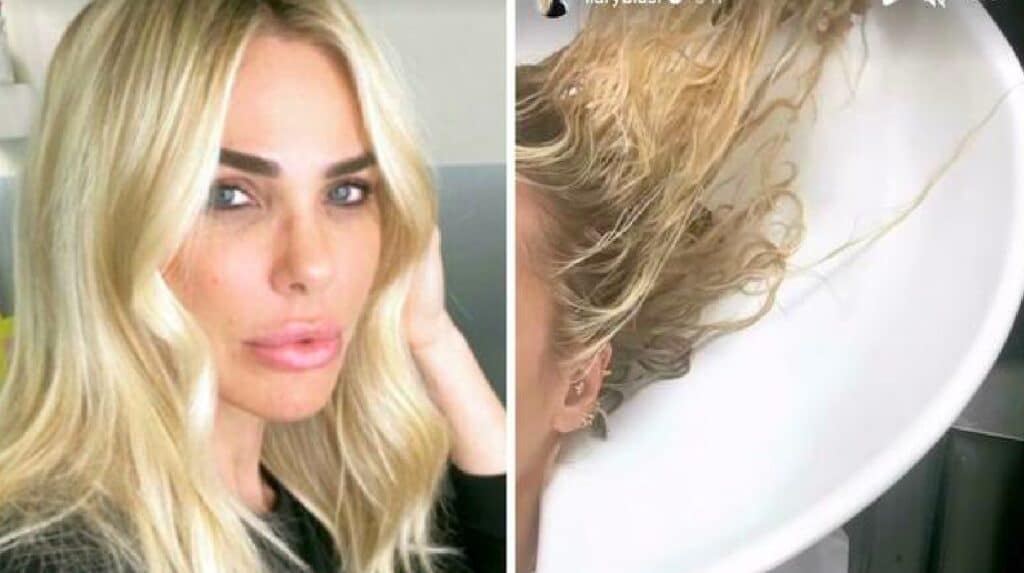 Ilary Blasi, new color and new fold: new life?