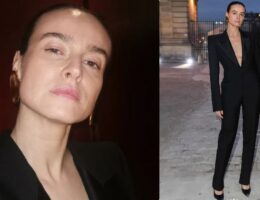 Kasia Smutniak rock a Parigi insieme alla figlia: due gocce d'acqua