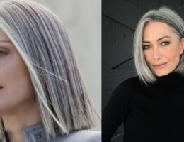 Capelli grey ombre: camuffare i bianchi con un colore moda