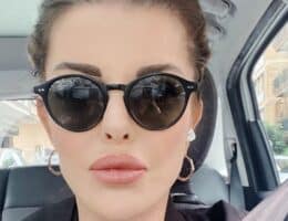 alba parietti nuovo look capelli Federico Fashion Style