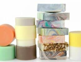 Saponette di shampoo solidi