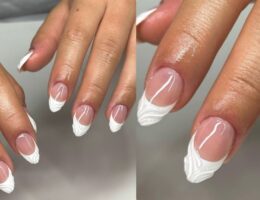 French manicure strutturata: la nuova svolta glam su un classico