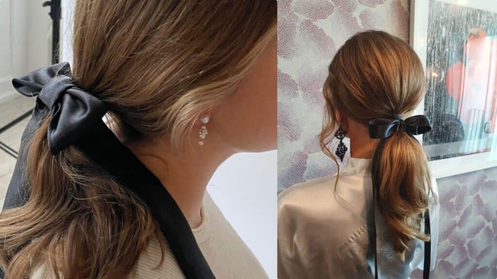 Acconciature capelli con fiocco per l'autunno 2023: estro e stile da vendere