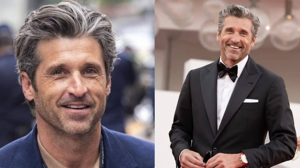 Il taglio uomo a cui ispirarsi nel 2024 è quello di Patrick Dempsey: vi spieghiamo perché