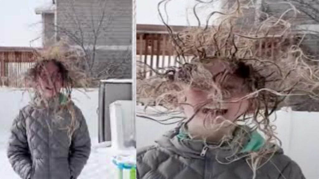 Cosa succede se si esce con i capelli bagnati quando fuori c'è il gelo?