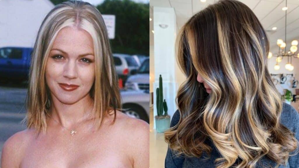 Chunky highlights, le ciocche a contrasto anni ’90 sono tornate