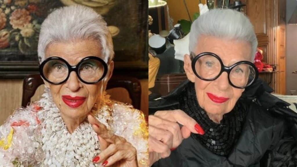 Iris Apfel, morta a 102 anni l'icona della moda dai capelli eccezionali