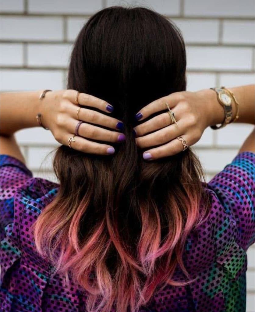 sfumature punte capelli