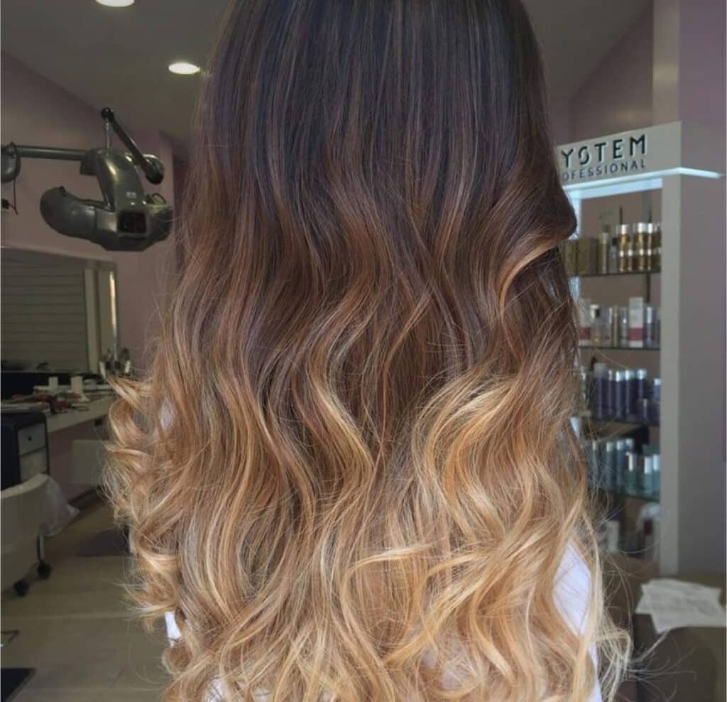 sfumature punte capelli