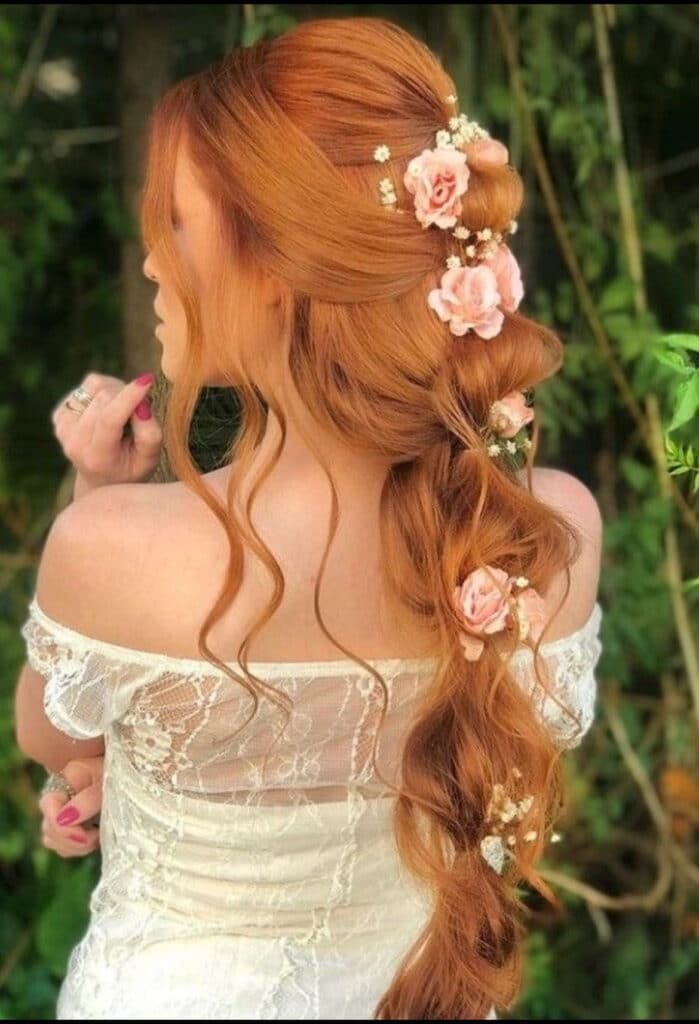 trecce capelli decorate