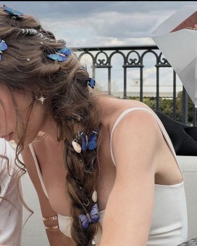 trecce capelli decorate