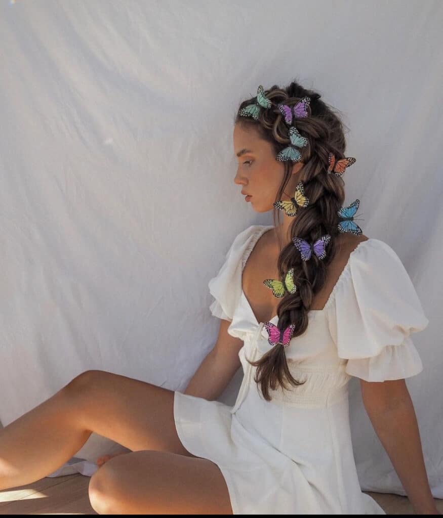 trecce capelli decorate