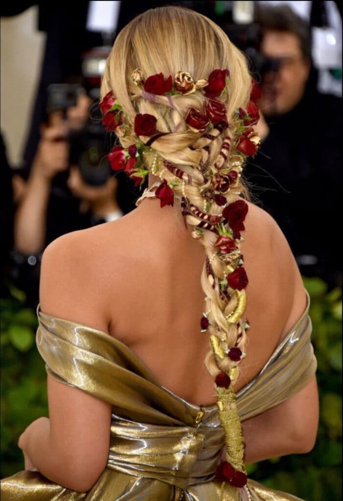 trecce capelli decorate
