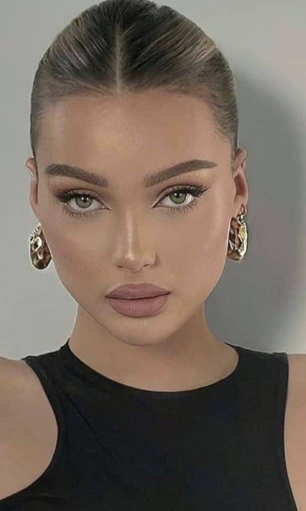 sleek hair
