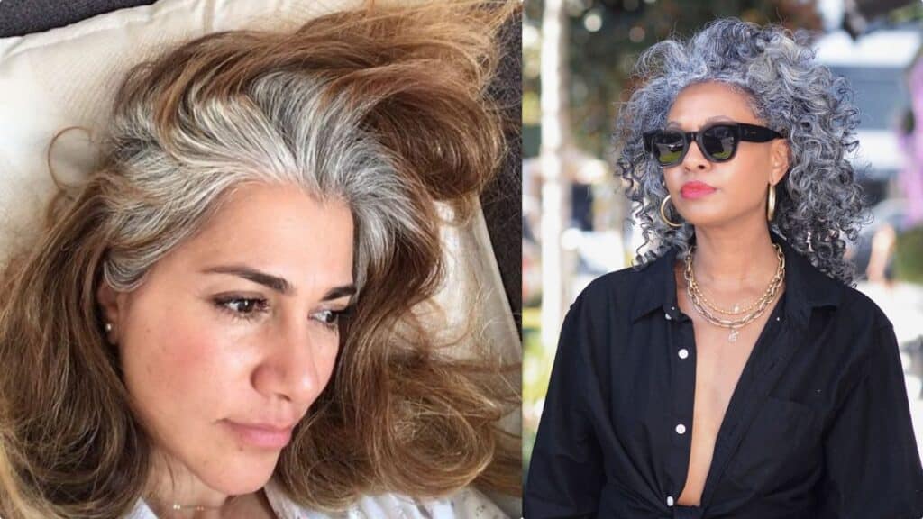 Le donne americane dicono no ai capelli grigi nel 2024