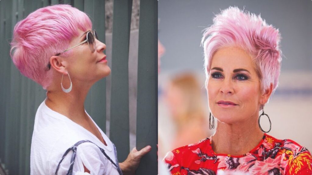 Signore con i capelli colorati: spopola il rosa Big Babol