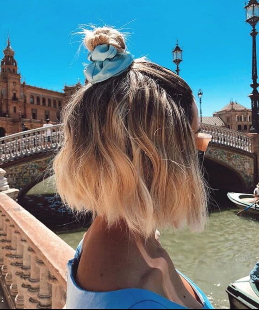 mezza coda scrunchie