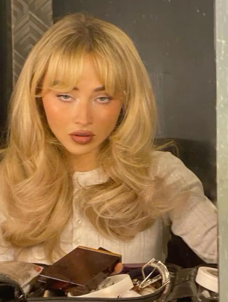 bombshell bangs