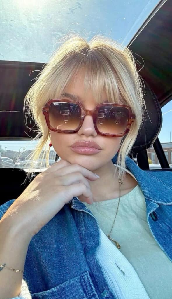 bombshell bangs