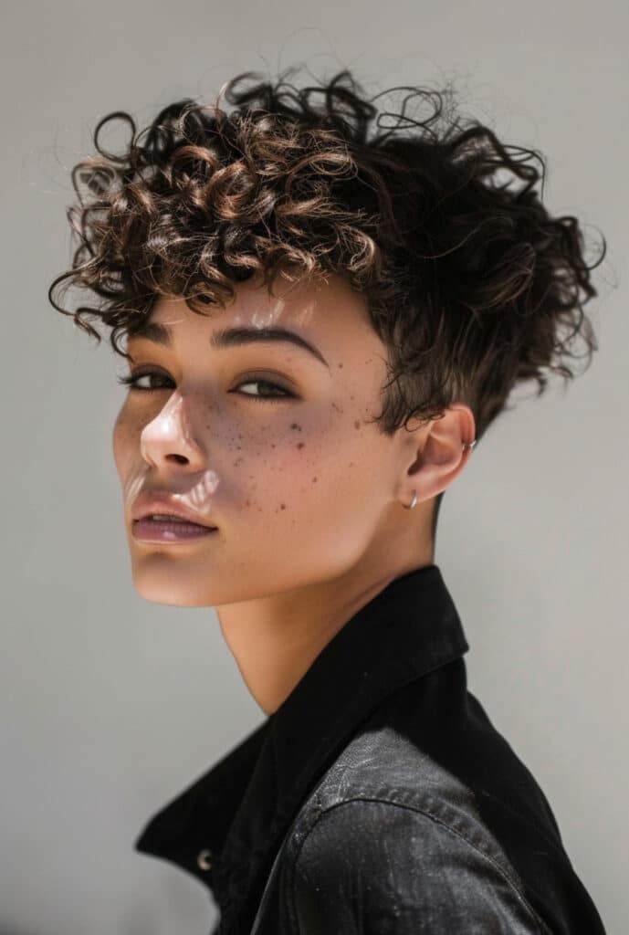 curly pixie