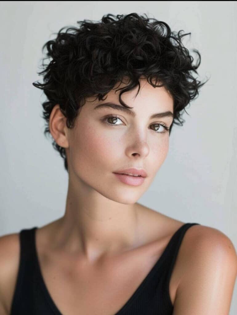 curly pixie