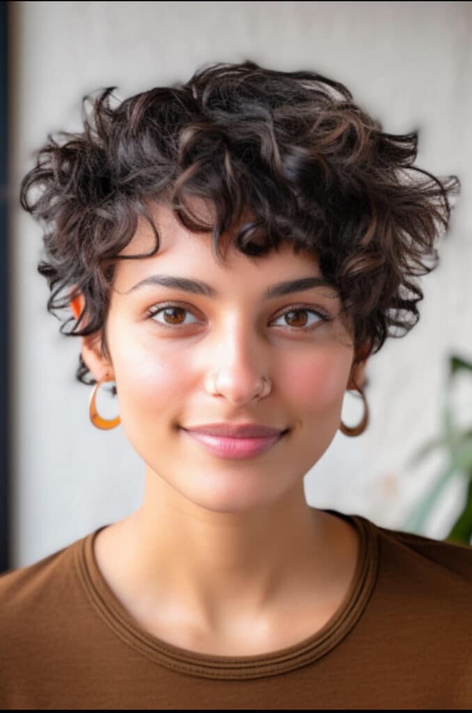 curly pixie
