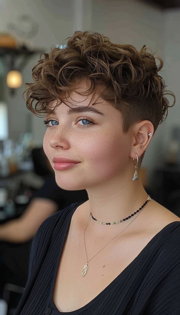 curly pixie