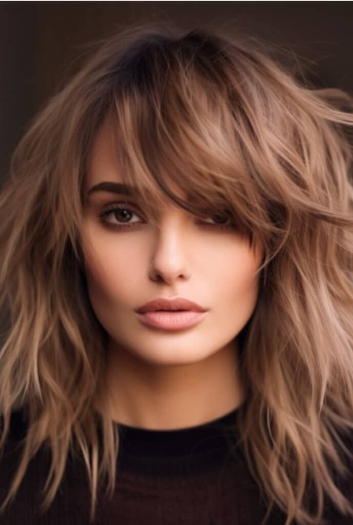 Shoulder-length shag