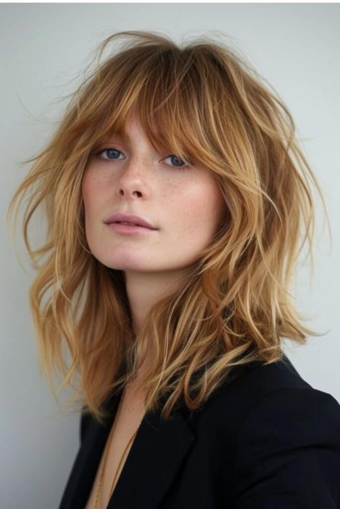 Shoulder-length shag