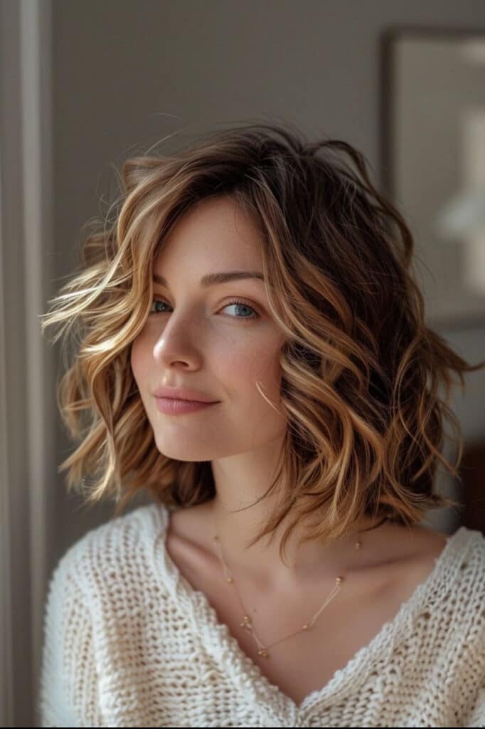 Effortless wavy lob